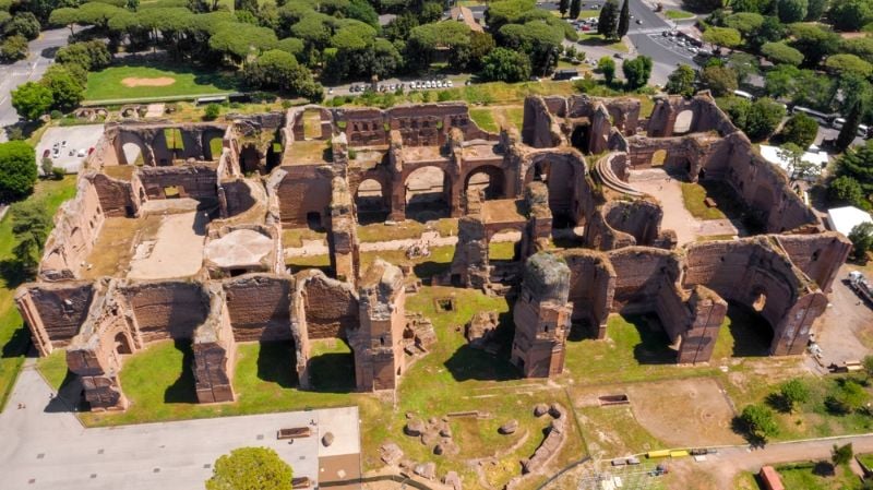 The ancient Baths of Caracalla