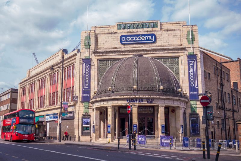 Front of Brixton Academy in London