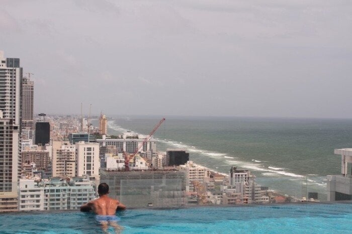 View of Coastline in Colombo, Sri Lanka