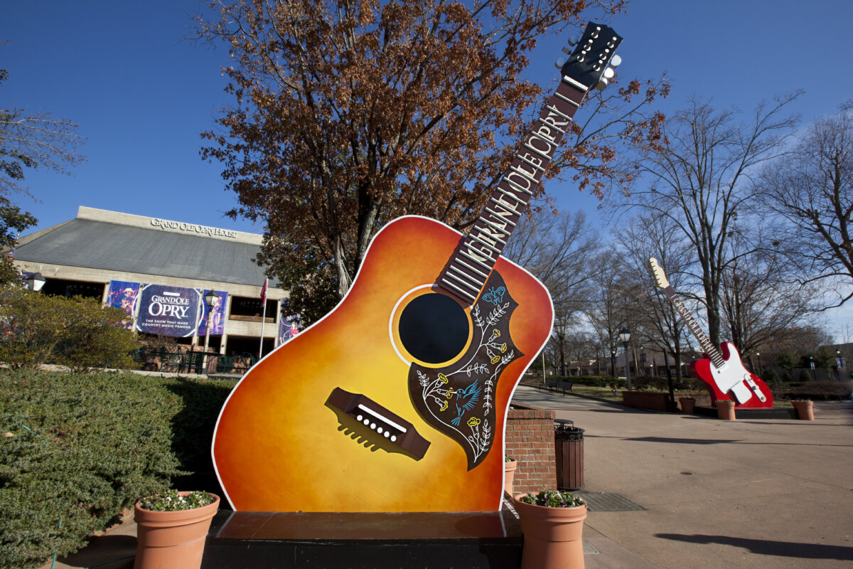 The Grand Ole Opry is a landmark in Nashville, Tennessee that beckons country music fans from around the world