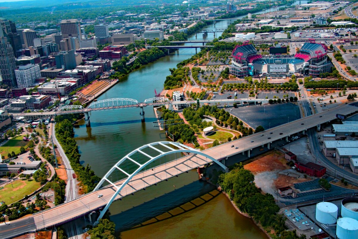 View from the Nashville: Downtown Helicopter Tour