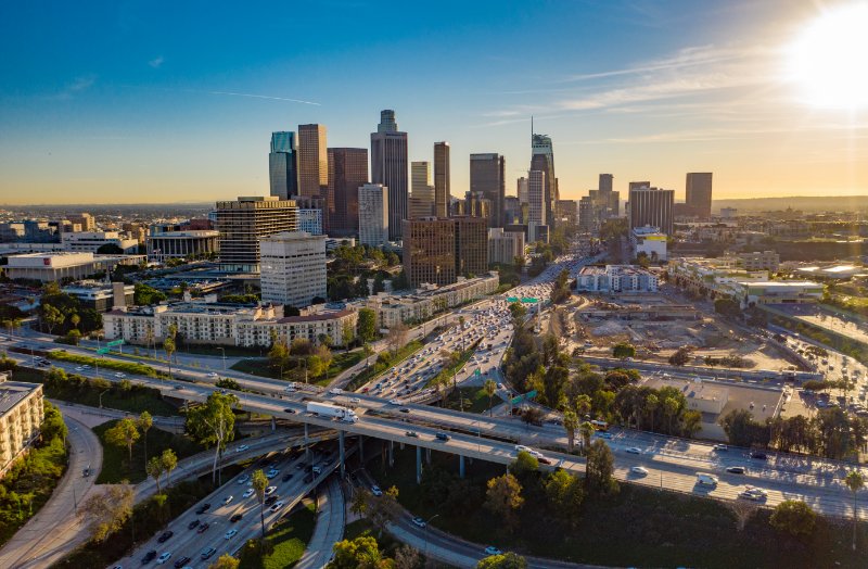 Los Angeles Aerial Scenery