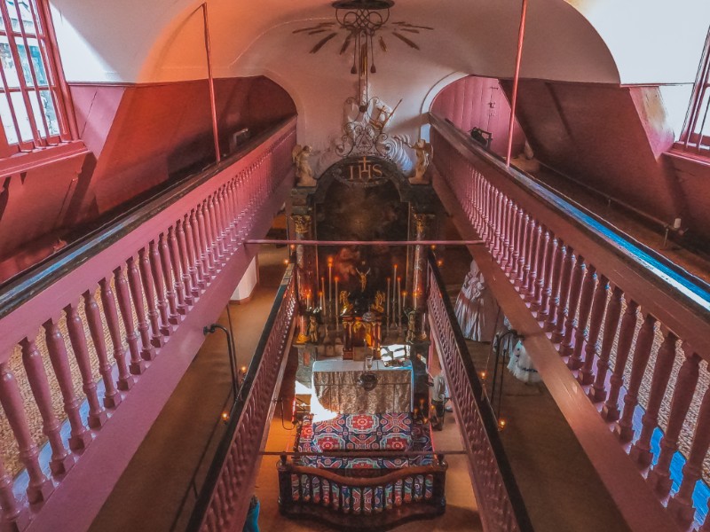 Inside of the Our Lord in the Attic Museum