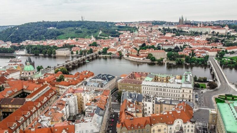 Aerial View of Prague