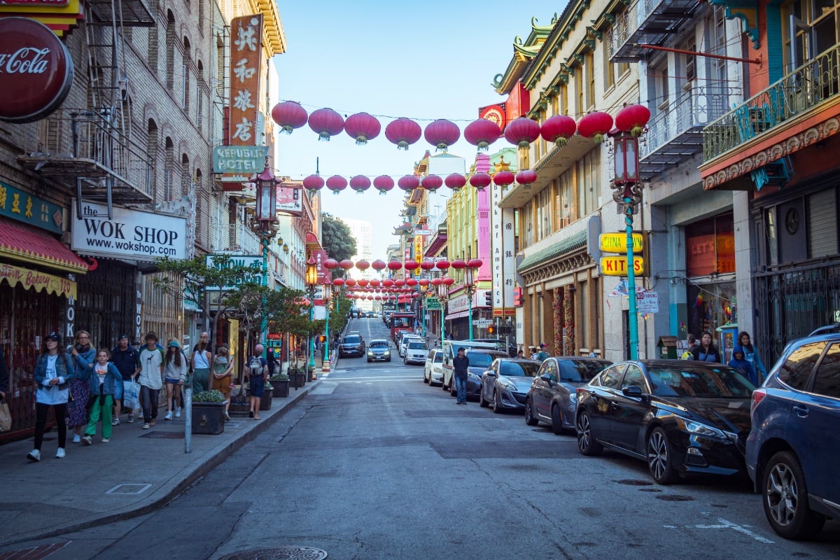 Street in San Francisco's Chinatown