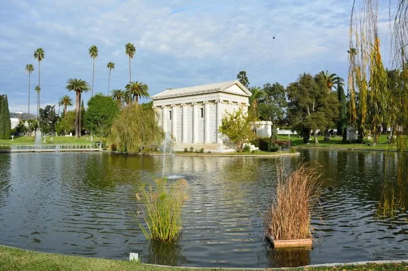 Hollywood Forever Cemetery Scenery